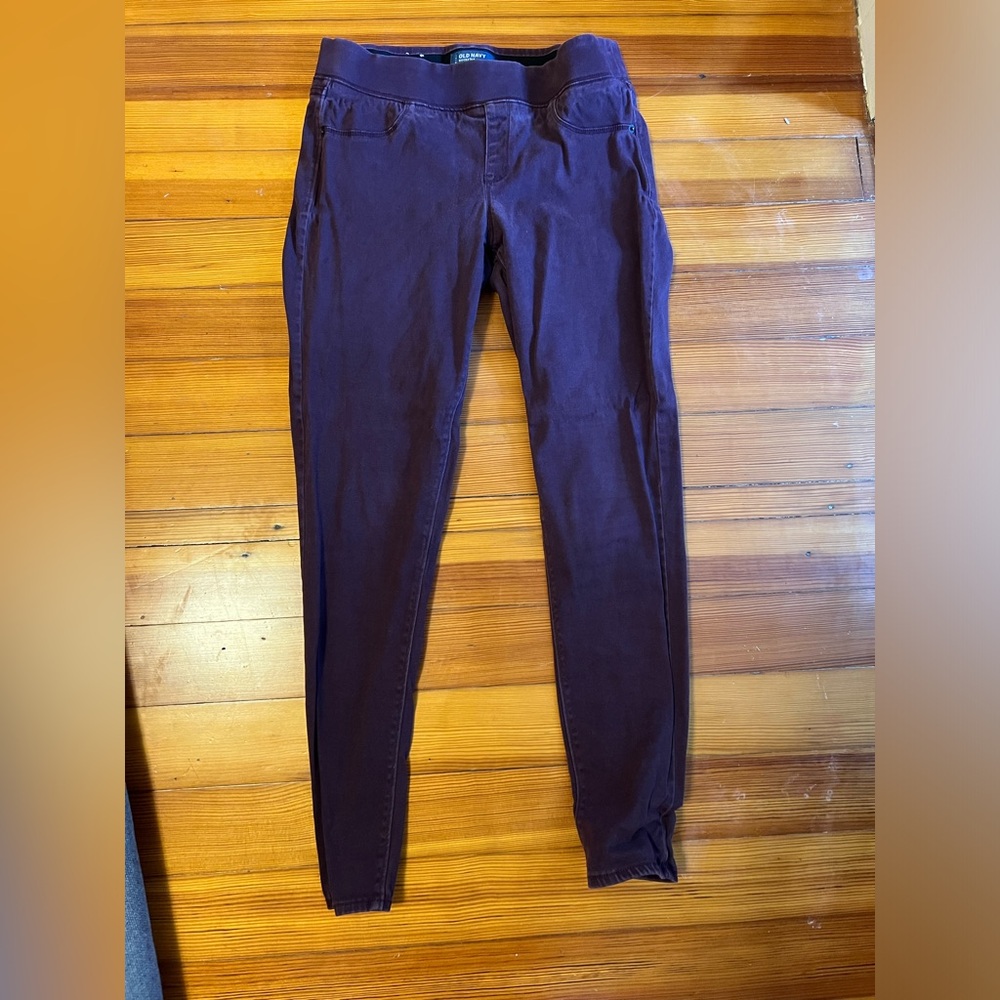 ON Maroon Rockstar jeggings